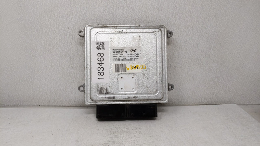 2014-2016 Hyundai Elantra PCM Engine Control Computer ECU ECM PCU OEM P/N:39102-2EMB6 39103-2EMB6 Fits Fits 2014 2015 2016 OEM Used Auto Parts