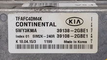 2014-2015 Kia Optima PCM Engine Control Computer ECU ECM PCU OEM P/N:39108-2GBE1 39138-2GBE1, 391082GBE1 Fits Fits 2014 2015 OEM Used Auto Parts - Oemusedautoparts1.com 