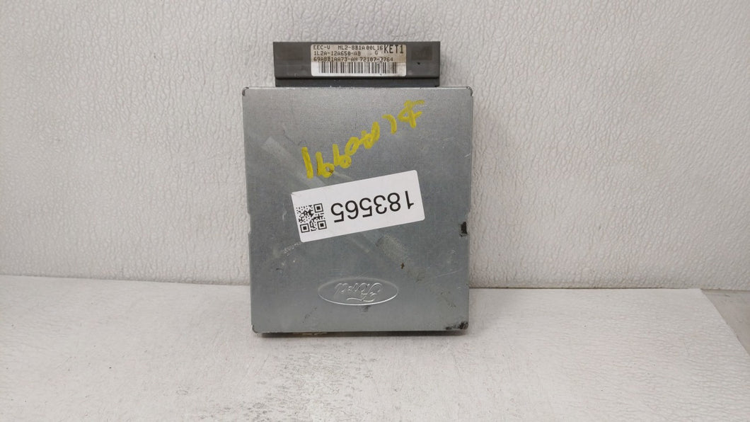 2001 Ford Explorer PCM Engine Control Computer ECU ECM PCU OEM P/N:1L2A-12A650-AB Fits OEM Used Auto Parts - Oemusedautoparts1.com 