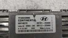 2011-2014 Hyundai Sonata PCM Engine Control Computer ECU ECM PCU OEM P/N:39101-2G667 39101-2G669 Fits Fits 2011 2012 2013 2014 OEM Used Auto Parts - Oemusedautoparts1.com 