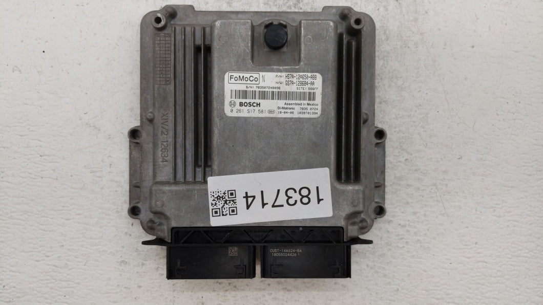 2017-2019 Ford Fusion PCM Engine Control Computer ECU ECM PCU OEM P/N:KS7A-12A650-BCA HS7A-12A650-ABB Fits Fits 2017 2018 2019 OEM Used Auto Parts