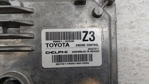 2015 Toyota Corolla PCM Engine Control Computer ECU ECM PCU OEM P/N:89661-0Z630 89661-0Z631 Fits OEM Used Auto Parts - Oemusedautoparts1.com 