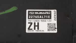 2017 Subaru Impreza PCM Engine Control Computer ECU ECM PCU OEM P/N:22765AL71D 22765AL71E, 22765AL71C Fits OEM Used Auto Parts