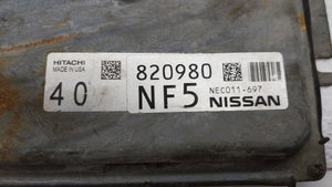 2015 Nissan Altima PCM Engine Control Computer ECU ECM PCU OEM P/N:NEC011-697 Fits OEM Used Auto Parts - Oemusedautoparts1.com 