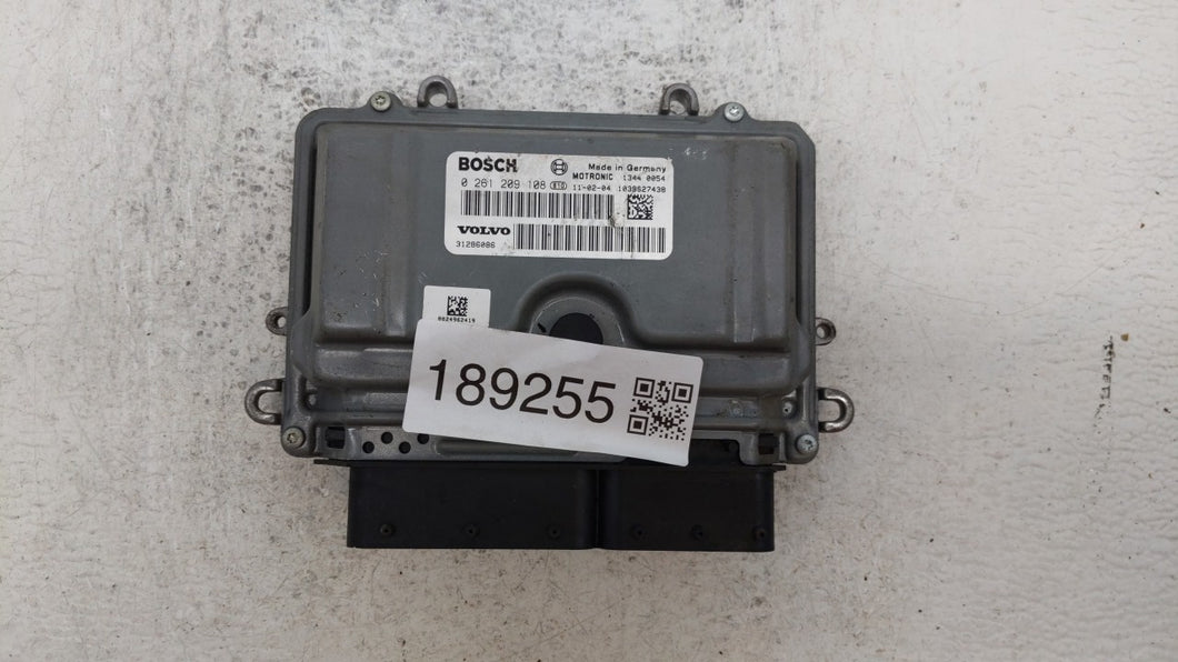 2012 Volvo S60 PCM Engine Control Computer ECU ECM PCU OEM P/N:0 261 209 108 31286086, 1343 0003 Fits OEM Used Auto Parts - Oemusedautoparts1.com 