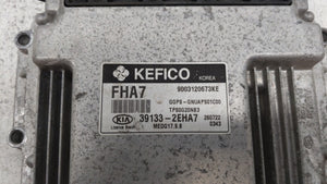 2016 Kia Soul PCM Engine Control Computer ECU ECM PCU OEM P/N:39133-2EHA7 Fits OEM Used Auto Parts - Oemusedautoparts1.com 