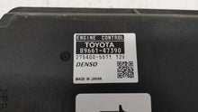 2011 Toyota Prius PCM Engine Control Computer ECU ECM PCU OEM P/N:89661-47390 89681-47211 Fits OEM Used Auto Parts - Oemusedautoparts1.com 