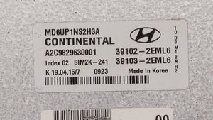 2014-2016 Hyundai Elantra Motor Computadora Ecu Pcm Ecm Pcu OEM 189659