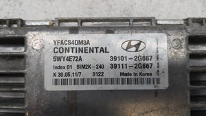 2011-2014 Hyundai Sonata PCM Engine Control Computer ECU ECM PCU OEM P/N:39101-2G667 39101-2G669 Fits Fits 2011 2012 2013 2014 OEM Used Auto Parts - Oemusedautoparts1.com 