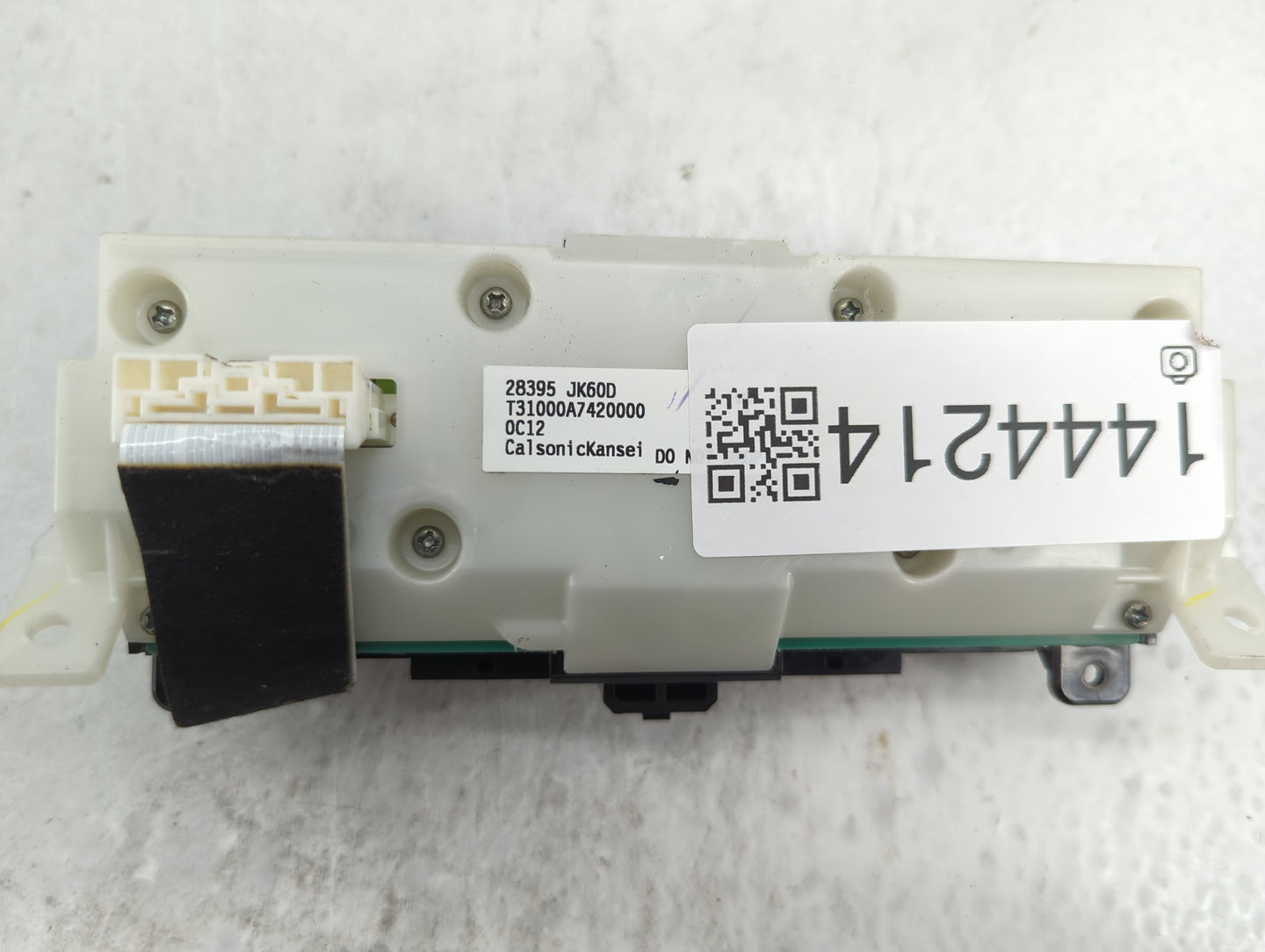 1970 Chevrolet Cadillac Climate Control Module Temperature AC/Heater Replacement P/N:28395 JK60D T31000A7420000, OC12 Fits O