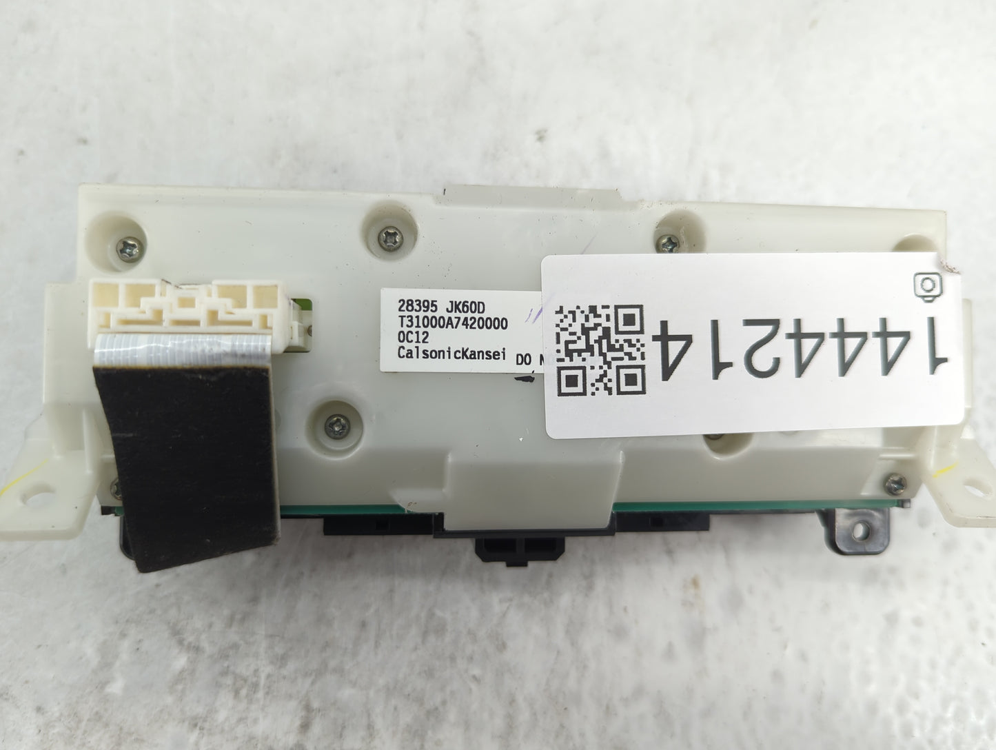 1970 Chevrolet Cadillac Climate Control Module Temperature AC/Heater Replacement P/N:28395 JK60D T31000A7420000, OC12 Fits O