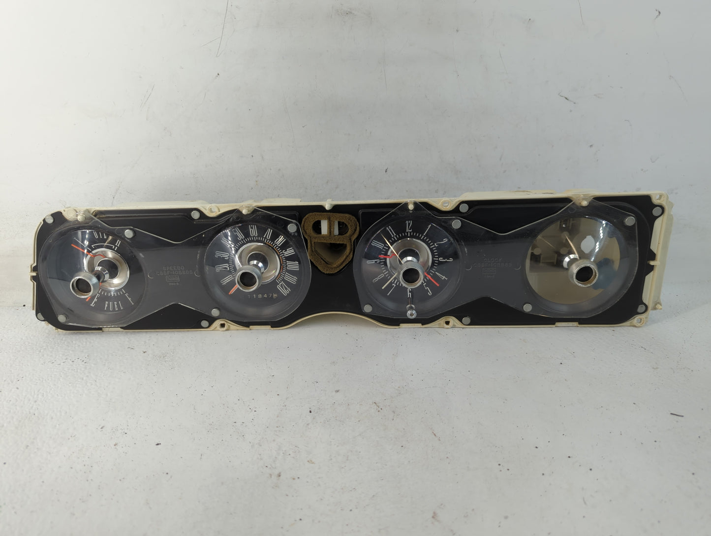 1970 Ford Thunderbird Instrument Cluster Speedometer Gauges P/N:C8SF10K843 Miles: Fits OEM Used Auto Parts - Oemusedautopart