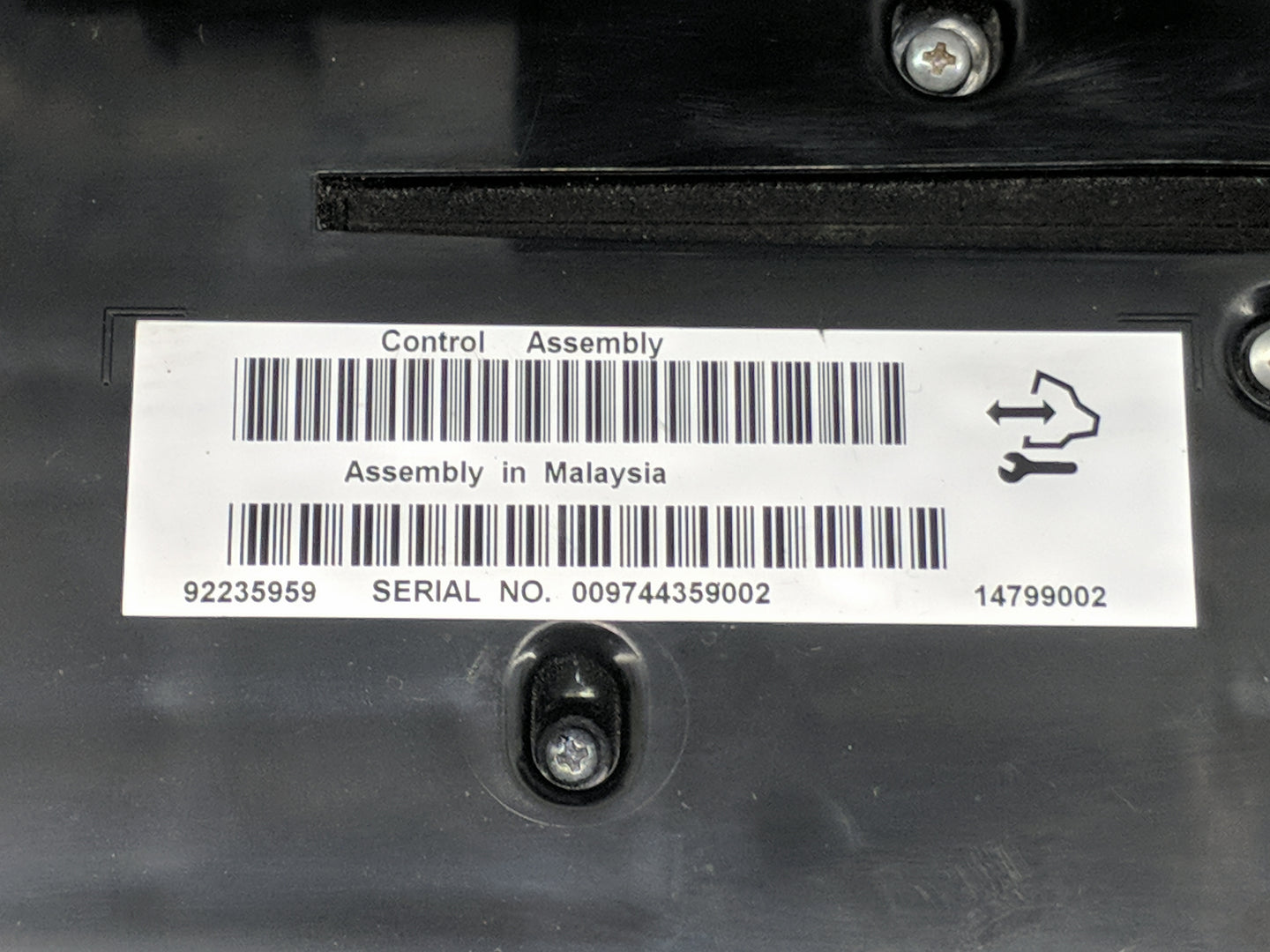 1979 Cadillac Seville Climate Control Module Temperature AC/Heater Replacement P/N:92235959 14799002 Fits OEM Used Auto Part