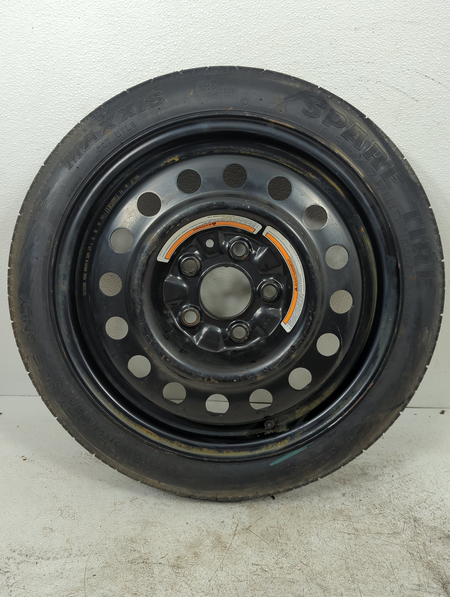 1980 Nissan Cruze Spare Donut Tire Wheel Rim Oem - Oemusedautoparts1.com