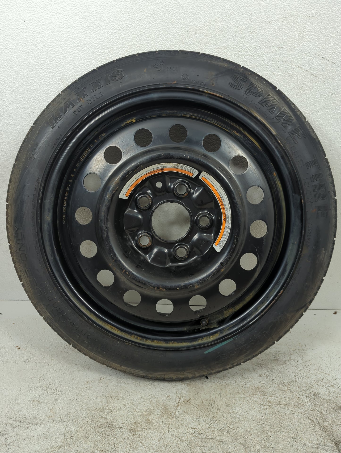1980 Nissan Cruze Spare Donut Tire Wheel Rim Oem - Oemusedautoparts1.com