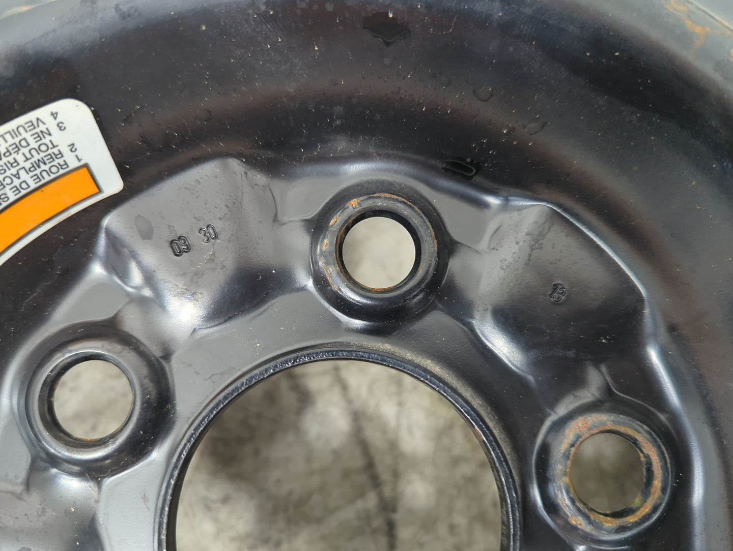1980 Nissan Cruze Spare Donut Tire Wheel Rim Oem - Oemusedautoparts1.com