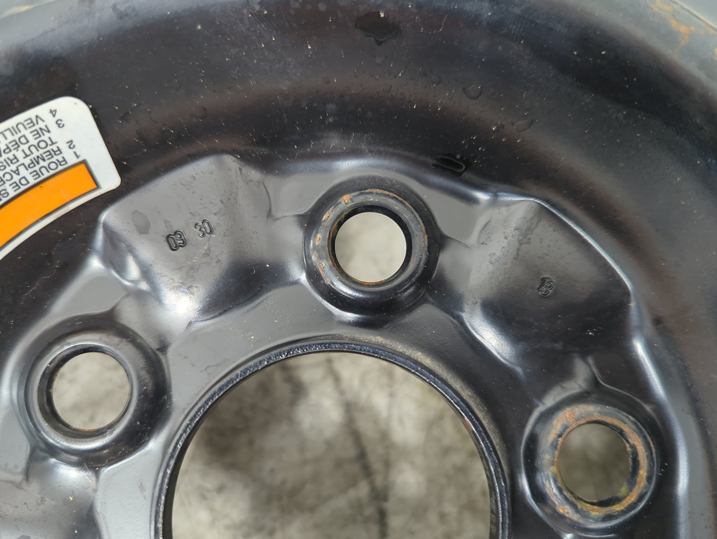 1980 Nissan Cruze Spare Donut Tire Wheel Rim Oem - Oemusedautoparts1.com