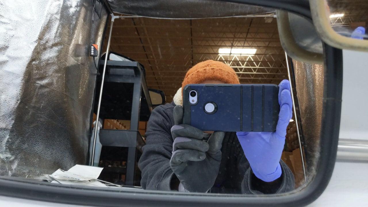 1983 Ford E-150 Passenger Side View Mirror - Right Door Mirror OEM Used - Oemusedautoparts1.com