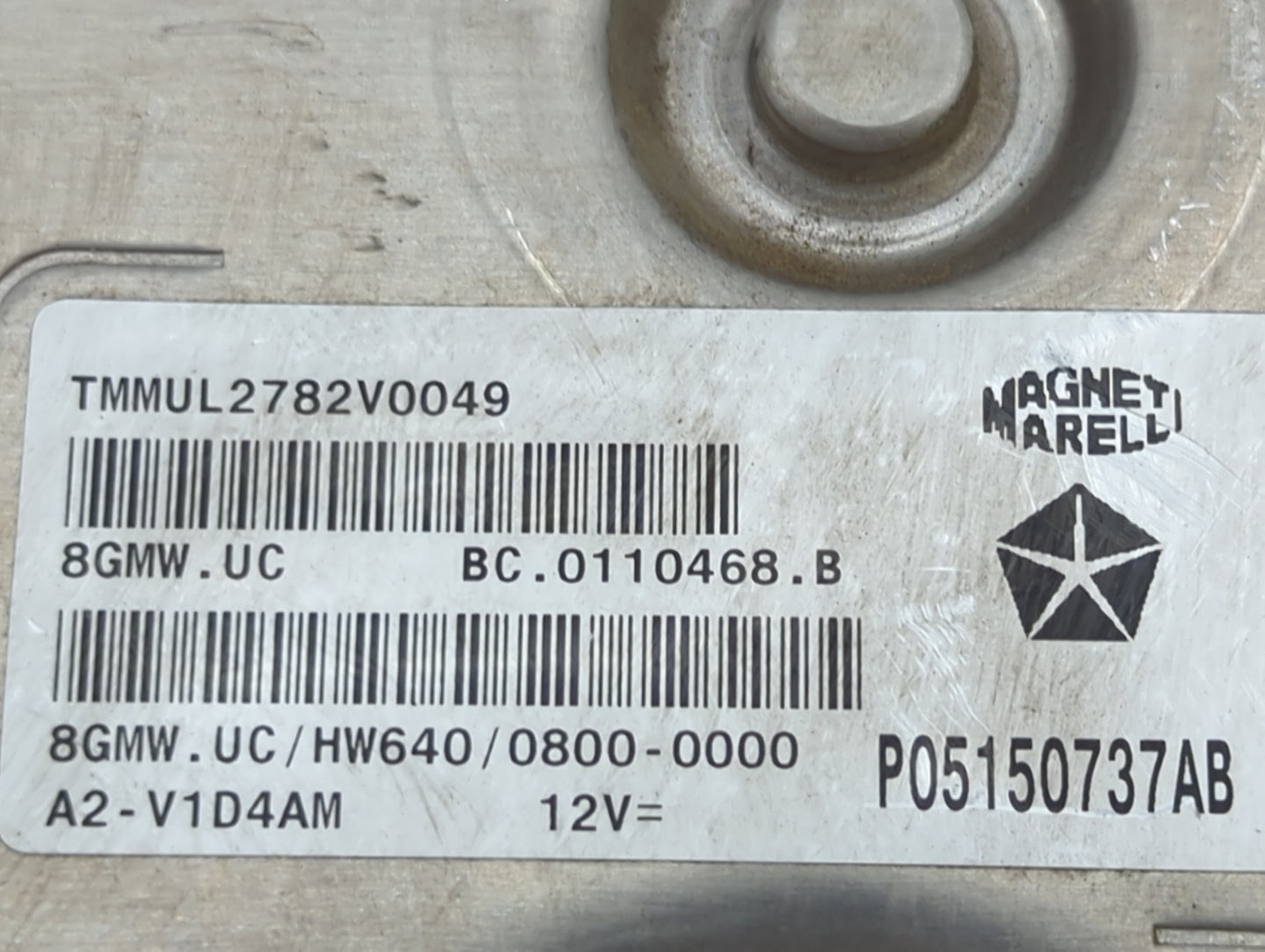 1983 Oldsmobile Omega PCM Engine Control Computer ECU ECM PCU OEM P/N:P05150737AB 68171042AC, MMUL2782V0049 Fits OEM Used Au