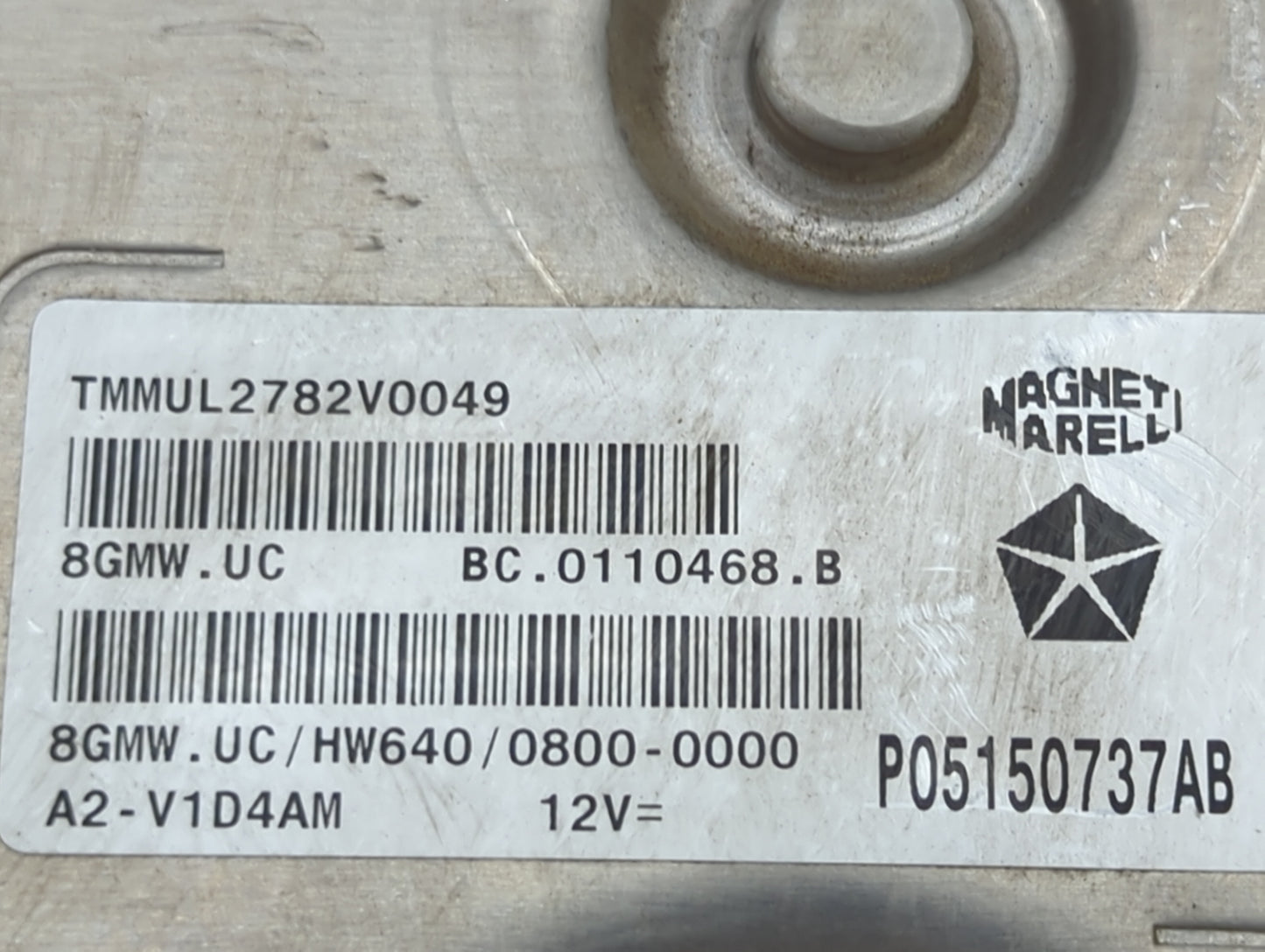 1983 Oldsmobile Omega PCM Engine Control Computer ECU ECM PCU OEM P/N:P05150737AB 68171042AC, MMUL2782V0049 Fits OEM Used Au