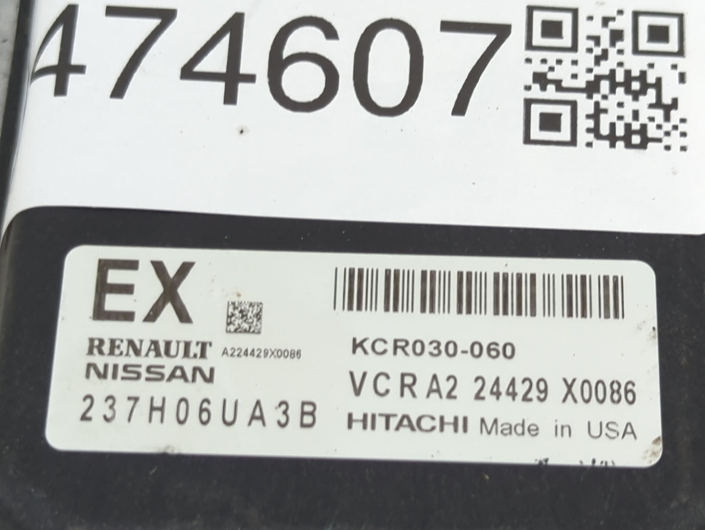 1983 Oldsmobile Omega PCM Engine Control Computer ECU ECM PCU OEM P/N:KCR030-060 237H06UA3B, VCRA2 24429 X0086 Fits OEM Used