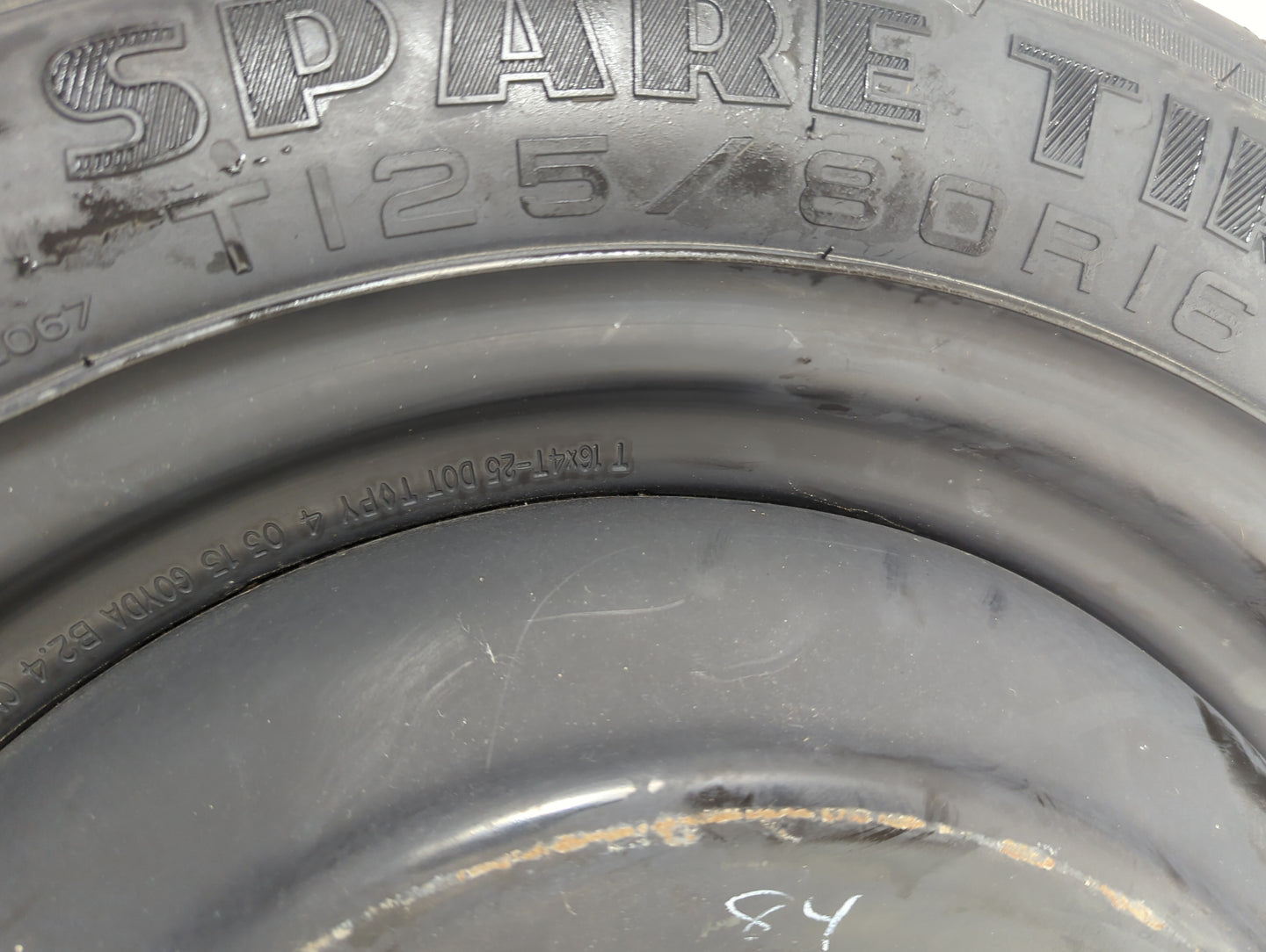 1984 Ford Focus Spare Donut Tire Wheel Rim Oem - Oemusedautoparts1.com