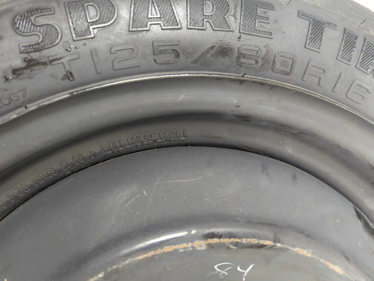 1984 Ford Focus Spare Donut Tire Wheel Rim Oem - Oemusedautoparts1.com