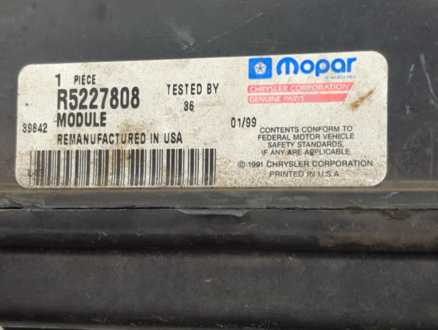 1985 Dodge 600 PCM Engine Control Computer ECU ECM PCU OEM Fits OEM Used Auto Parts - Oemusedautoparts1.com