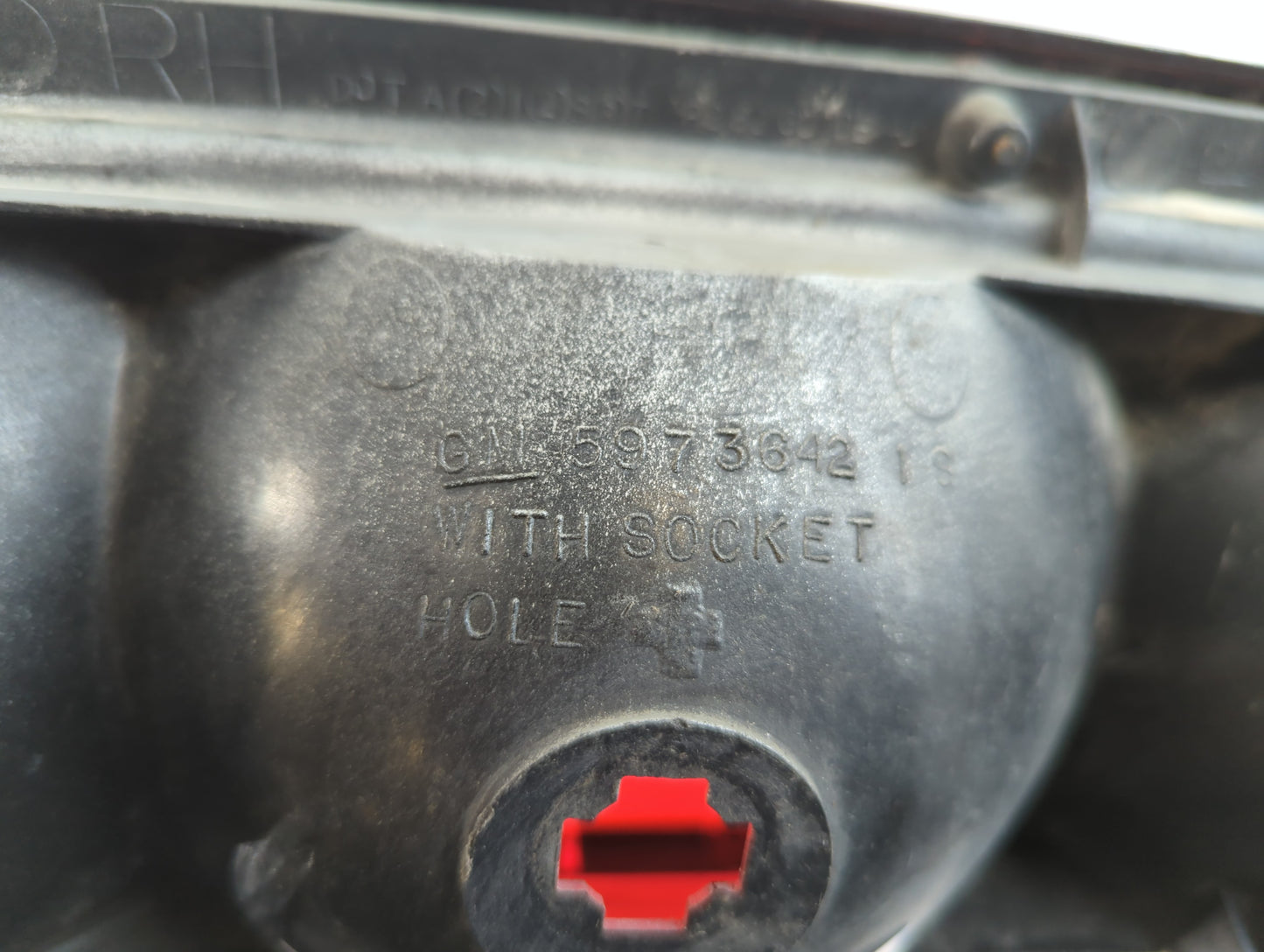 1986 Buick Skyhawk Tail Light Assembly Passenger Right OEM P/N:5973642 Fits OEM Used Auto Parts - Oemusedautoparts1.com