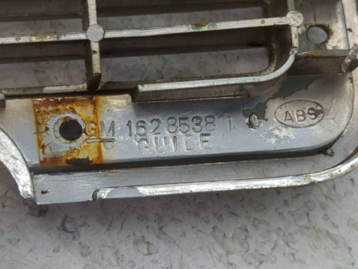 1986 Cadillac Deville Front Bumper Grille Cover - Oemusedautoparts1.com