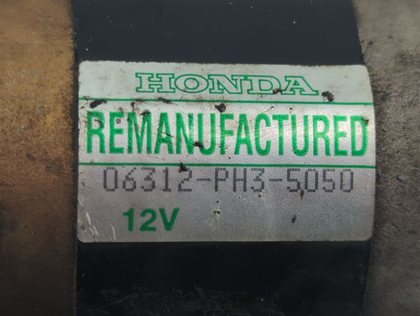 1986 Honda Accord Car Starter Motor Solenoid OEM P/N:06312-PH3-5050 Fits OEM Used Auto Parts - Oemusedautoparts1.com