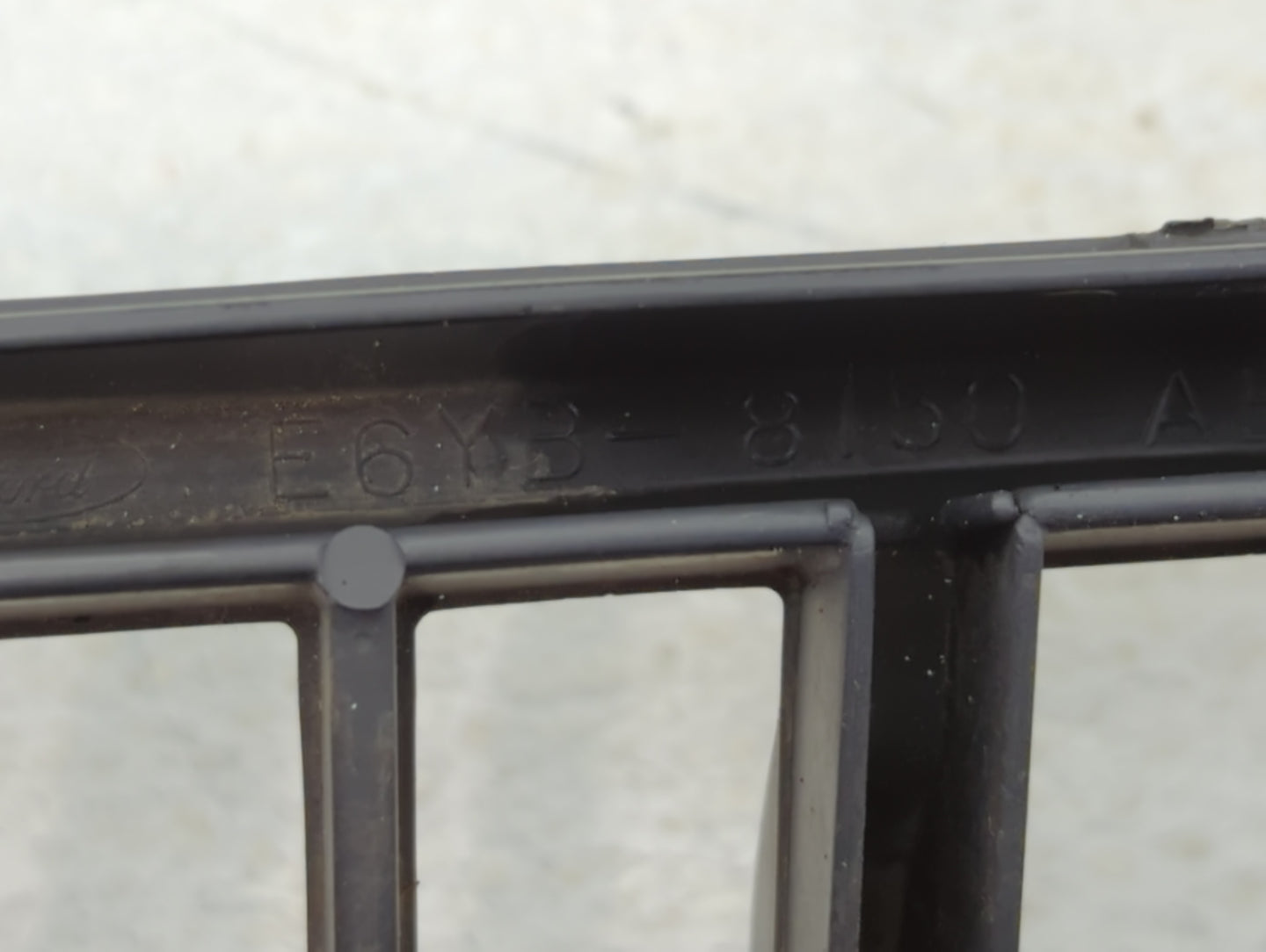 1986 Mercury Lynx Front Grille Bumper Not Included - Oemusedautoparts1.com