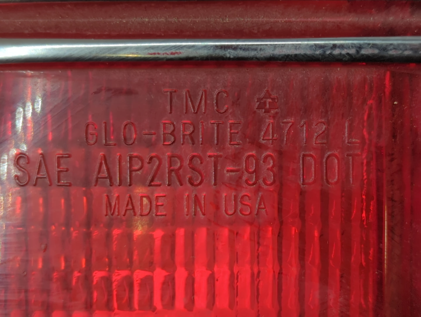 1987 Dodge Charger Tail Light Assembly Driver Left OEM P/N:GL0-BR1TE 472 AIP2RST-93 Fits OEM Used Auto Parts - Oemusedautopa