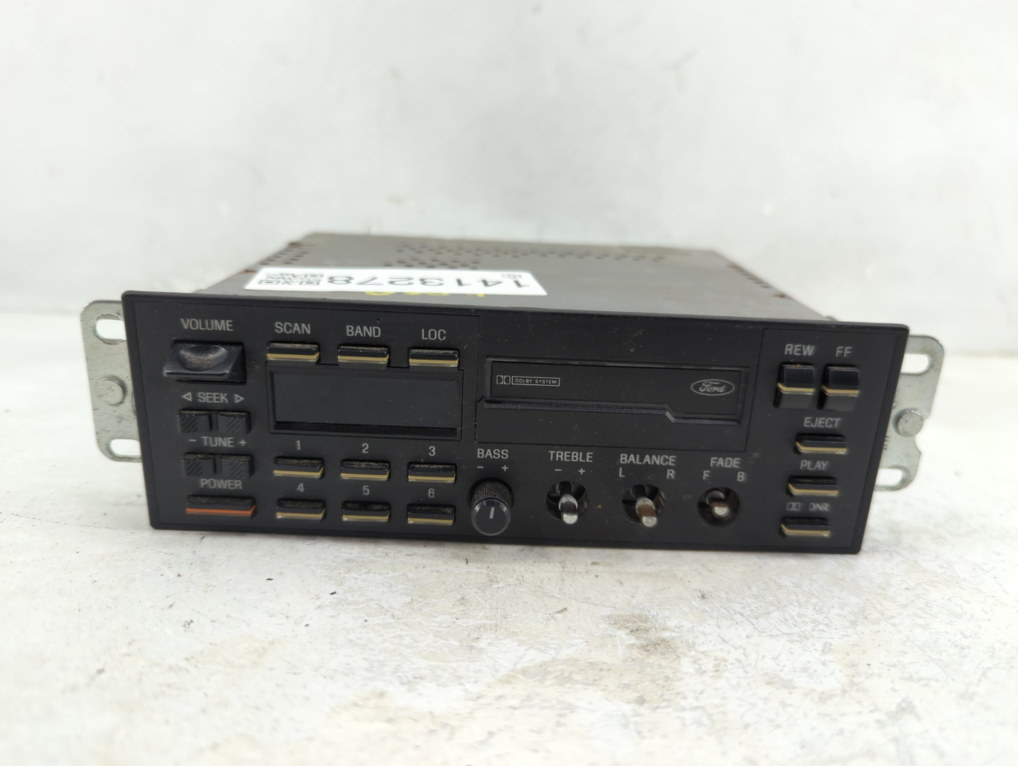 1987 Ford F Series Radio AM FM Cd Player Receiver Replacement P/N:E8LF-19B165-AB Fits OEM Used Auto Parts - Oemusedautoparts