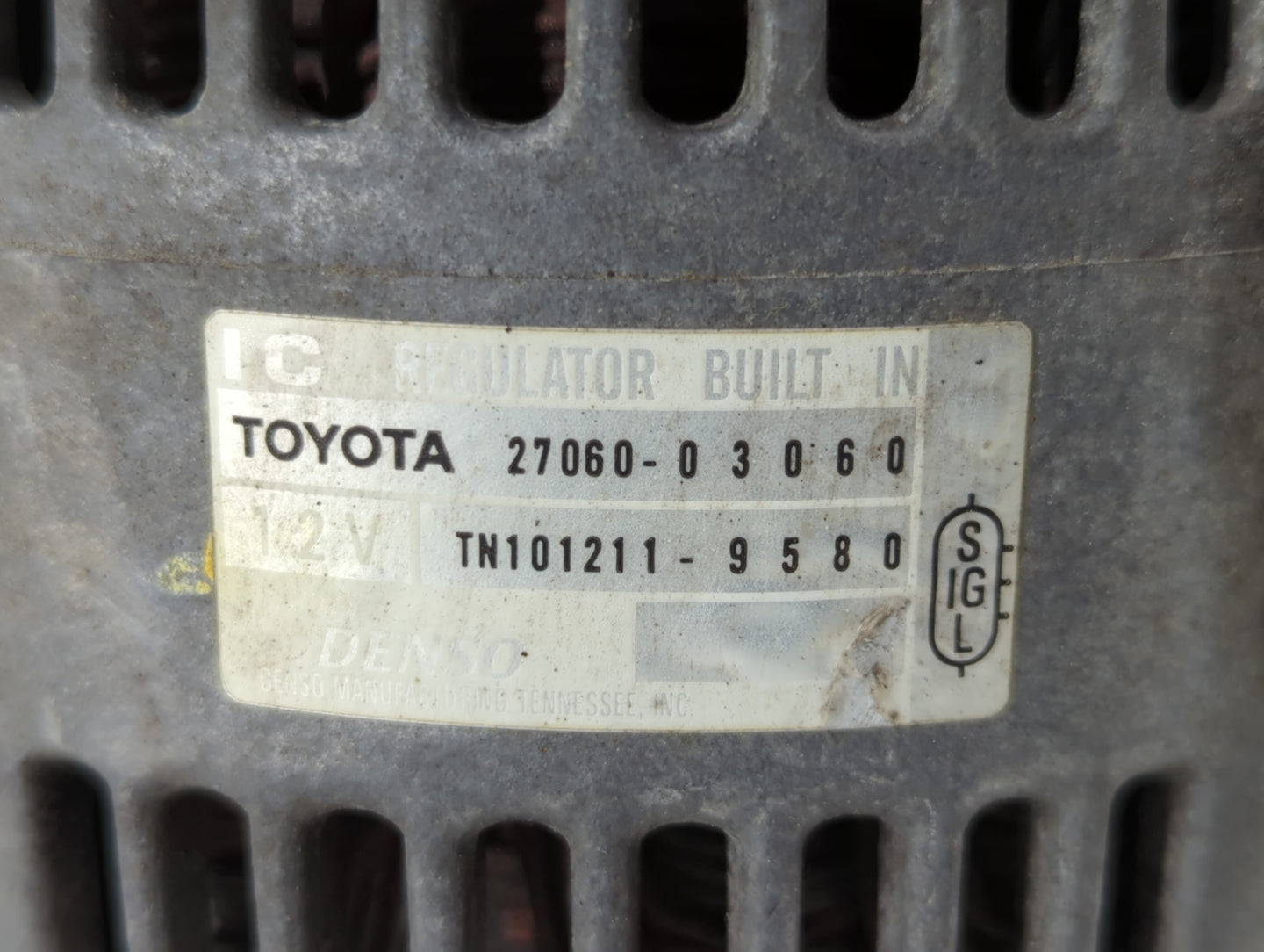 1987 Toyota Mr2 Car Starter Motor Solenoid OEM P/N:27060-03060 Fits OEM Used Auto Parts - Oemusedautoparts1.com