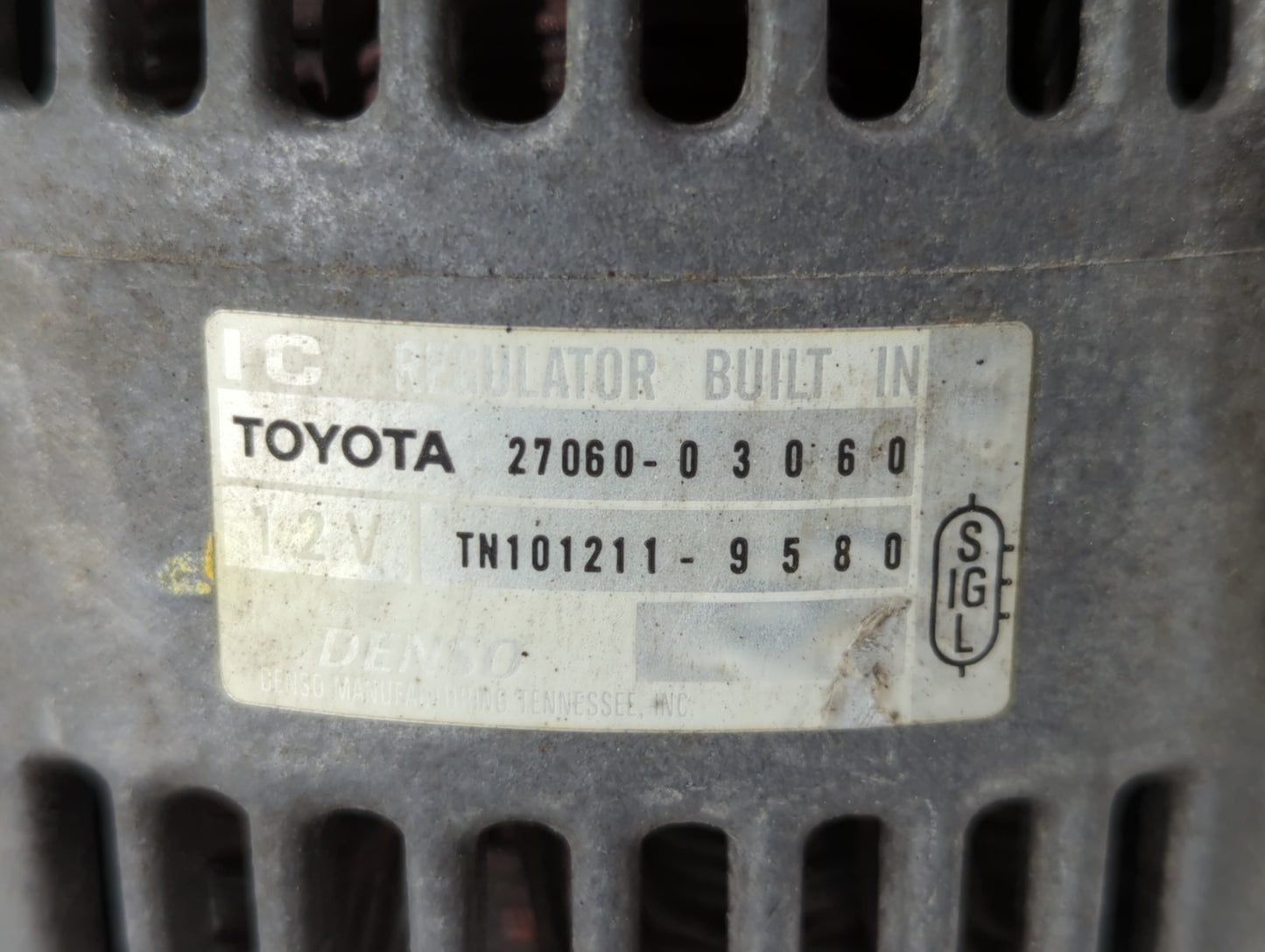 1987 Toyota Mr2 Car Starter Motor Solenoid OEM P/N:27060-03060 Fits OEM Used Auto Parts - Oemusedautoparts1.com