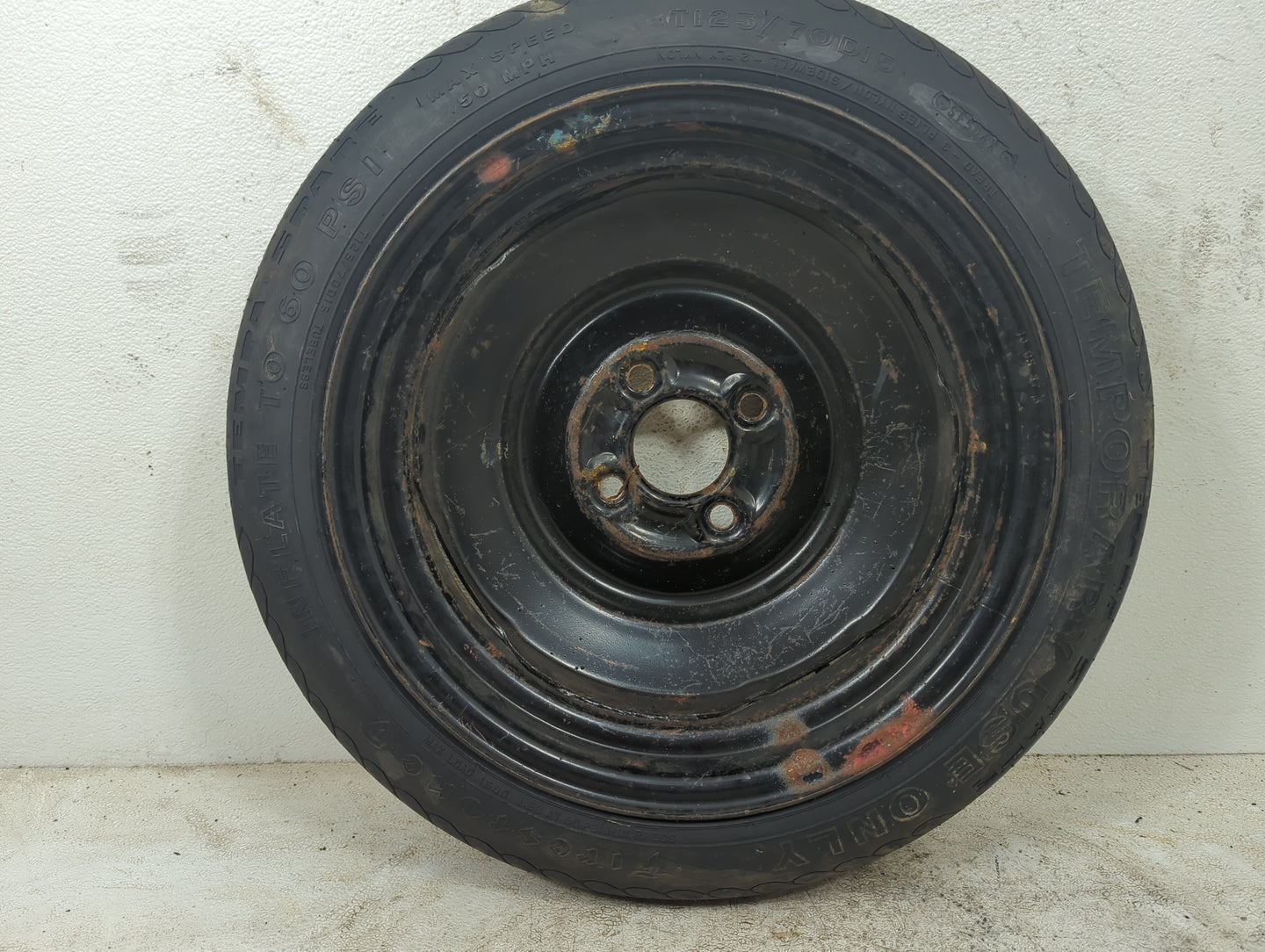 1988 Ford Taurus Spare Donut Tire Wheel Rim Oem - Oemusedautoparts1.com