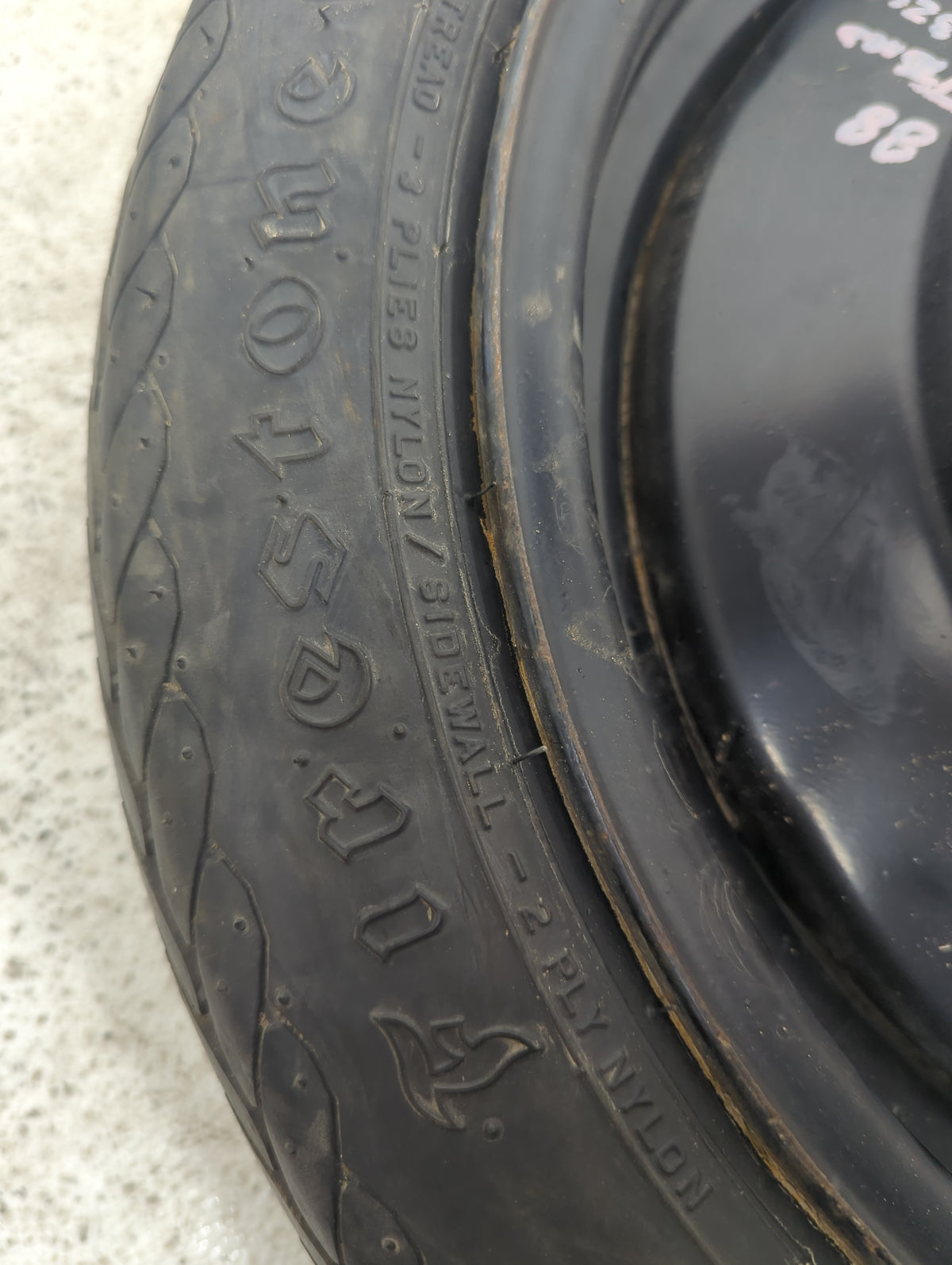 1988 Ford Taurus Spare Donut Tire Wheel Rim Oem - Oemusedautoparts1.com