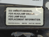 1988 Lincoln Mark Iii Passenger Right Oem Head Light Headlight Lamp - Oemusedautoparts1.com