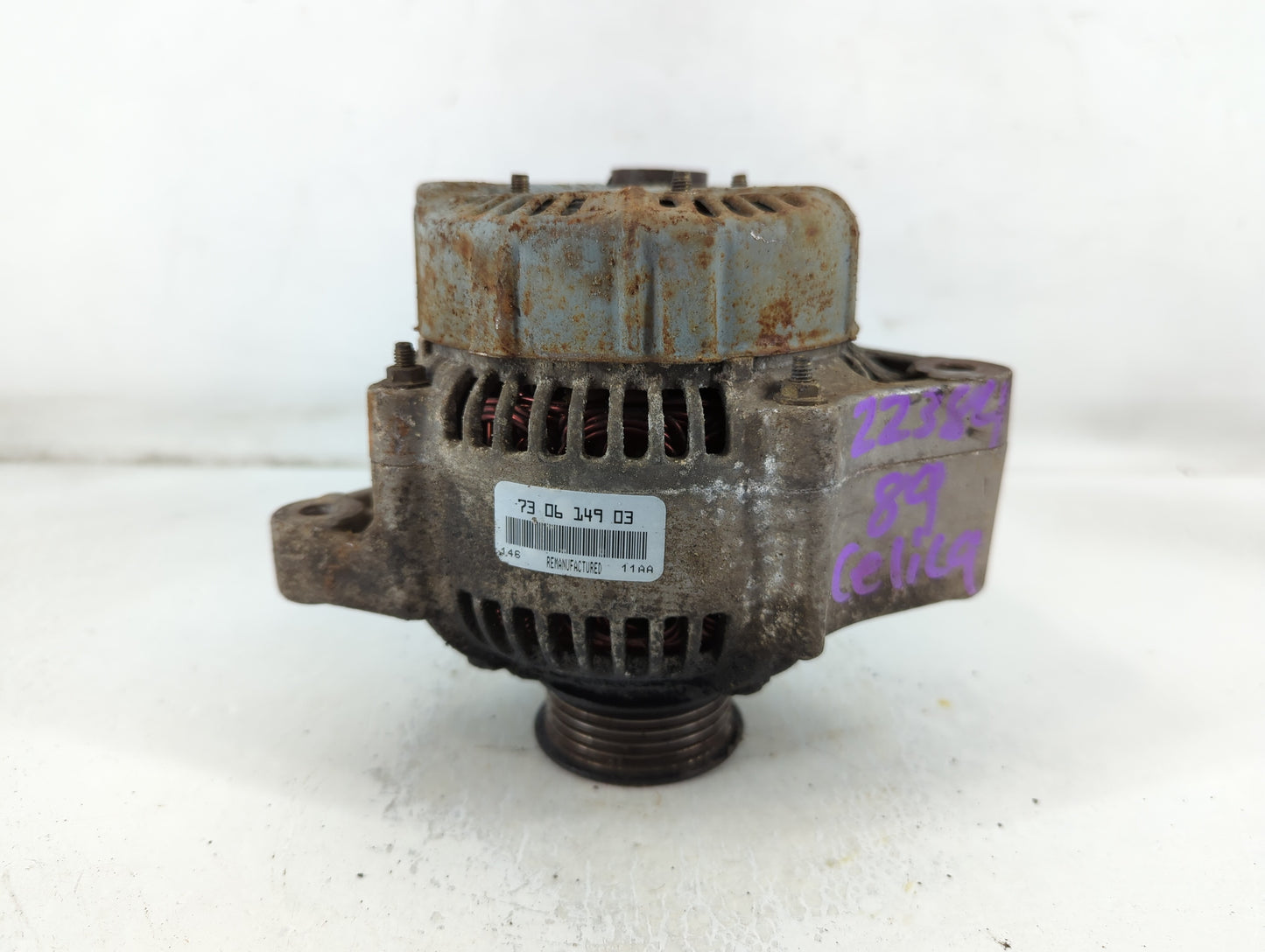 1988 Toyota Celica Alternator Replacement Generator Charging Assembly Engine OEM P/N:73 06 149 03 Fits OEM Used Auto Parts -