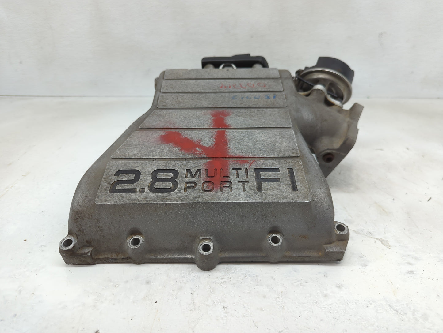 1989 Chevrolet Cavalier Air Intake Manifold P/N:14092234 Fits OEM Used Auto Parts - Oemusedautoparts1.com