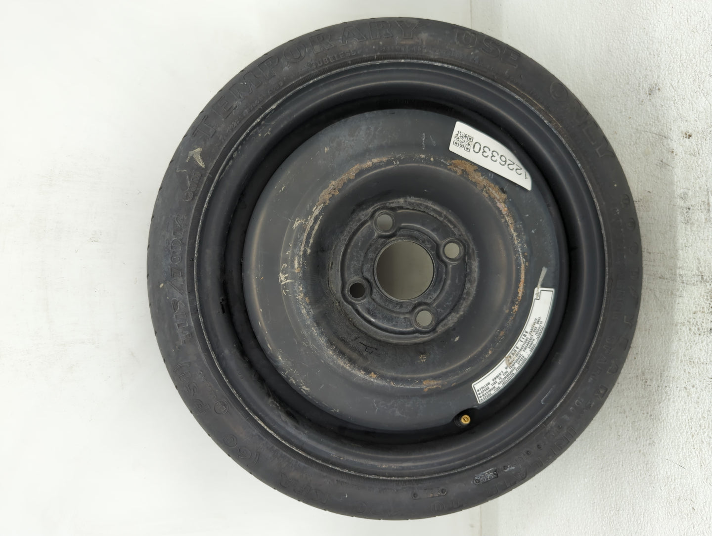 1989 Honda Accord Spare Donut Tire Wheel Rim Oem - Oemusedautoparts1.com