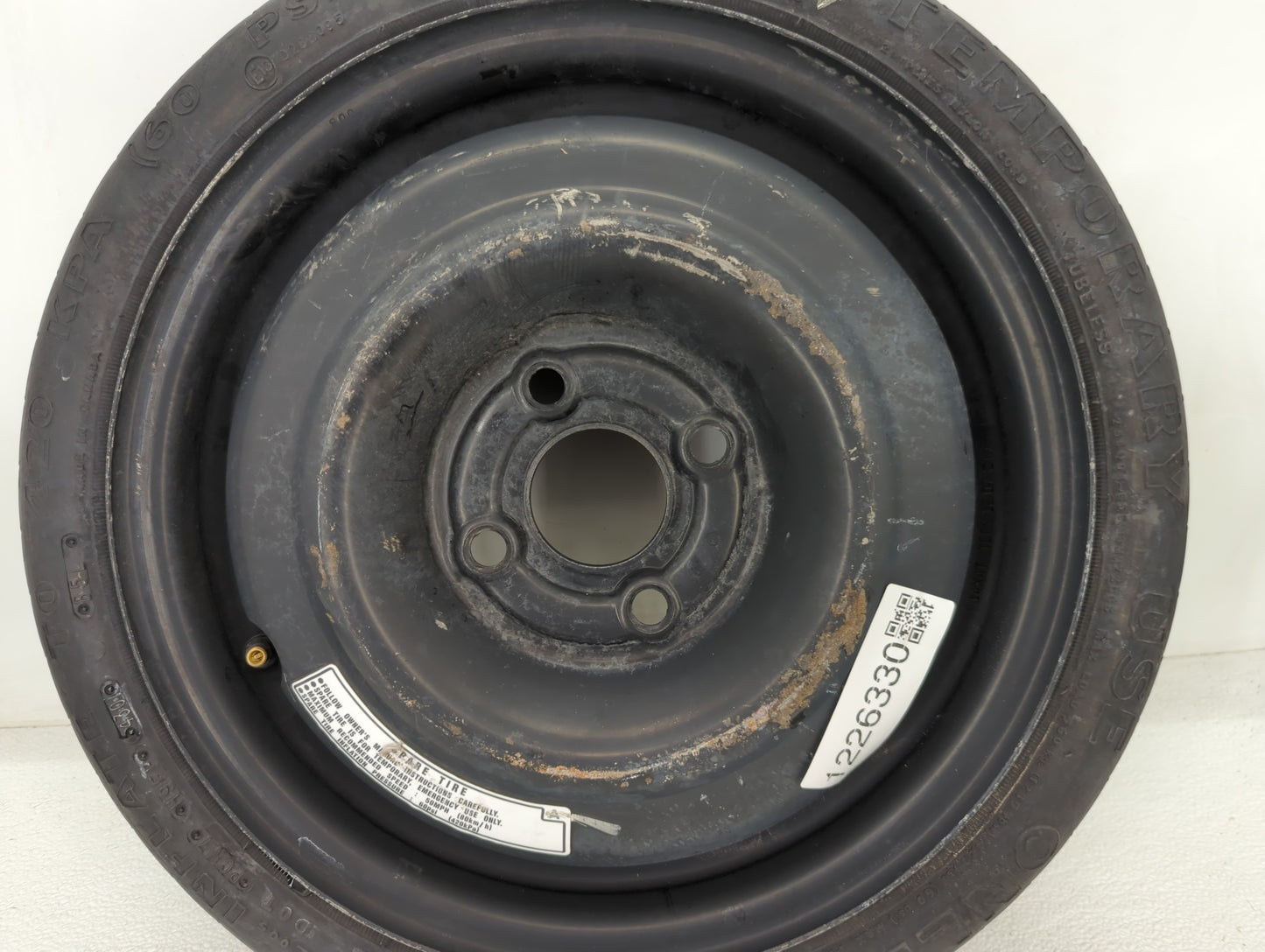 1989 Honda Accord Spare Donut Tire Wheel Rim Oem - Oemusedautoparts1.com