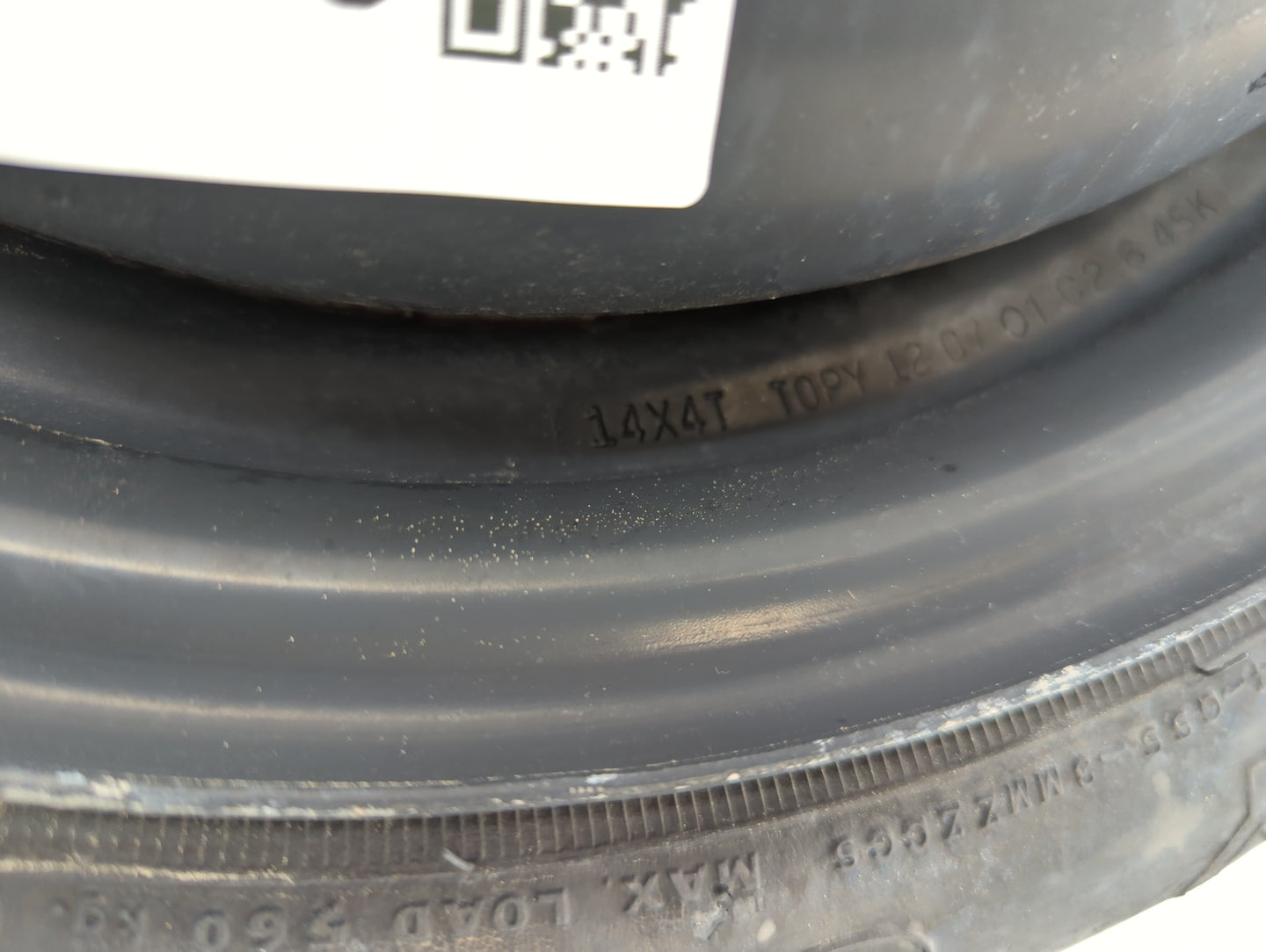 1989 Honda Accord Spare Donut Tire Wheel Rim Oem - Oemusedautoparts1.com