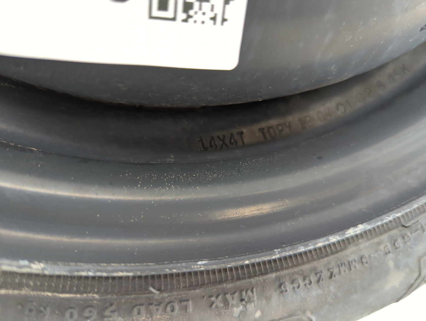 1989 Honda Accord Spare Donut Tire Wheel Rim Oem - Oemusedautoparts1.com