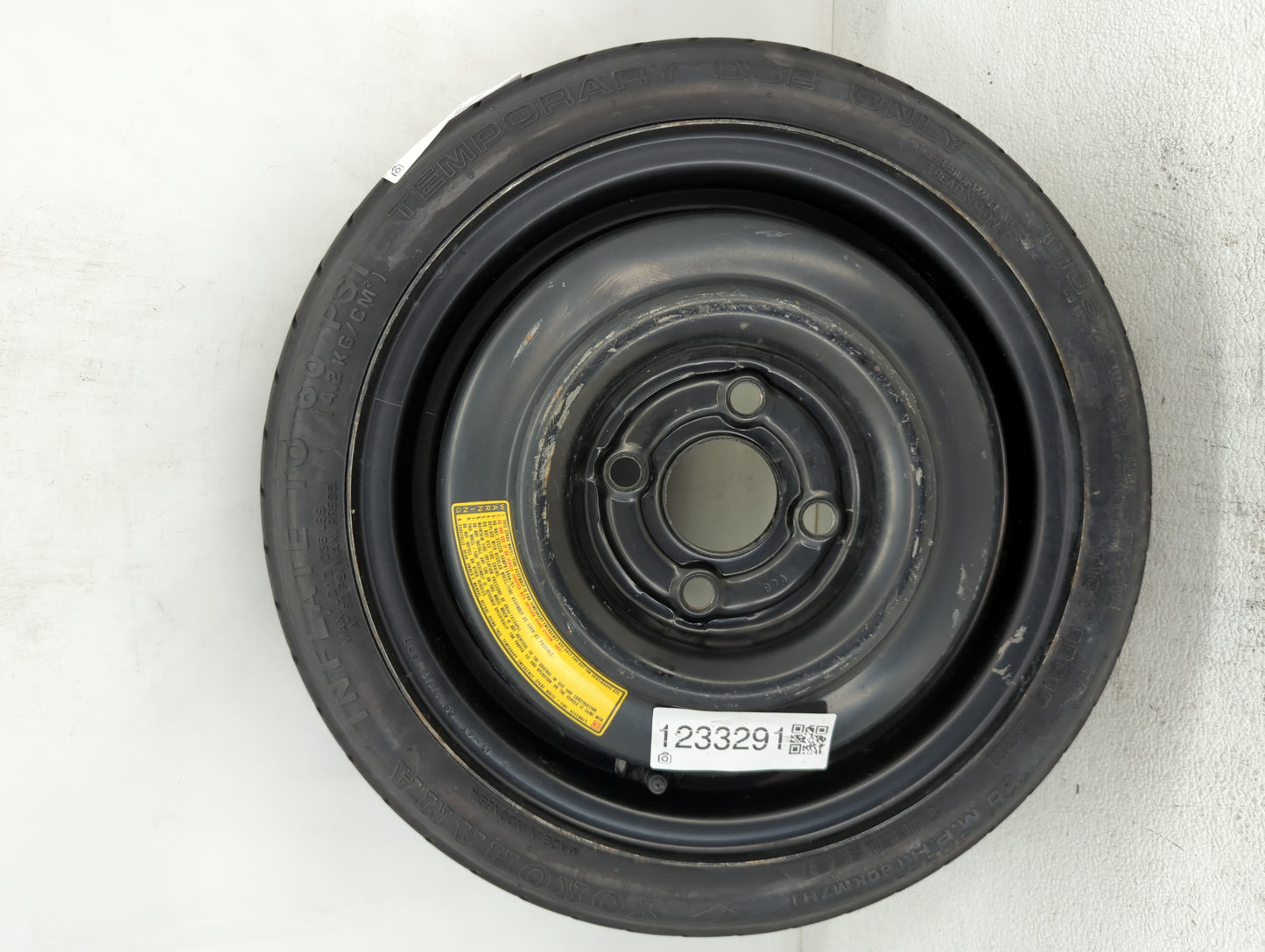 1989 Honda Accord Spare Donut Tire Wheel Rim Oem - Oemusedautoparts1.com