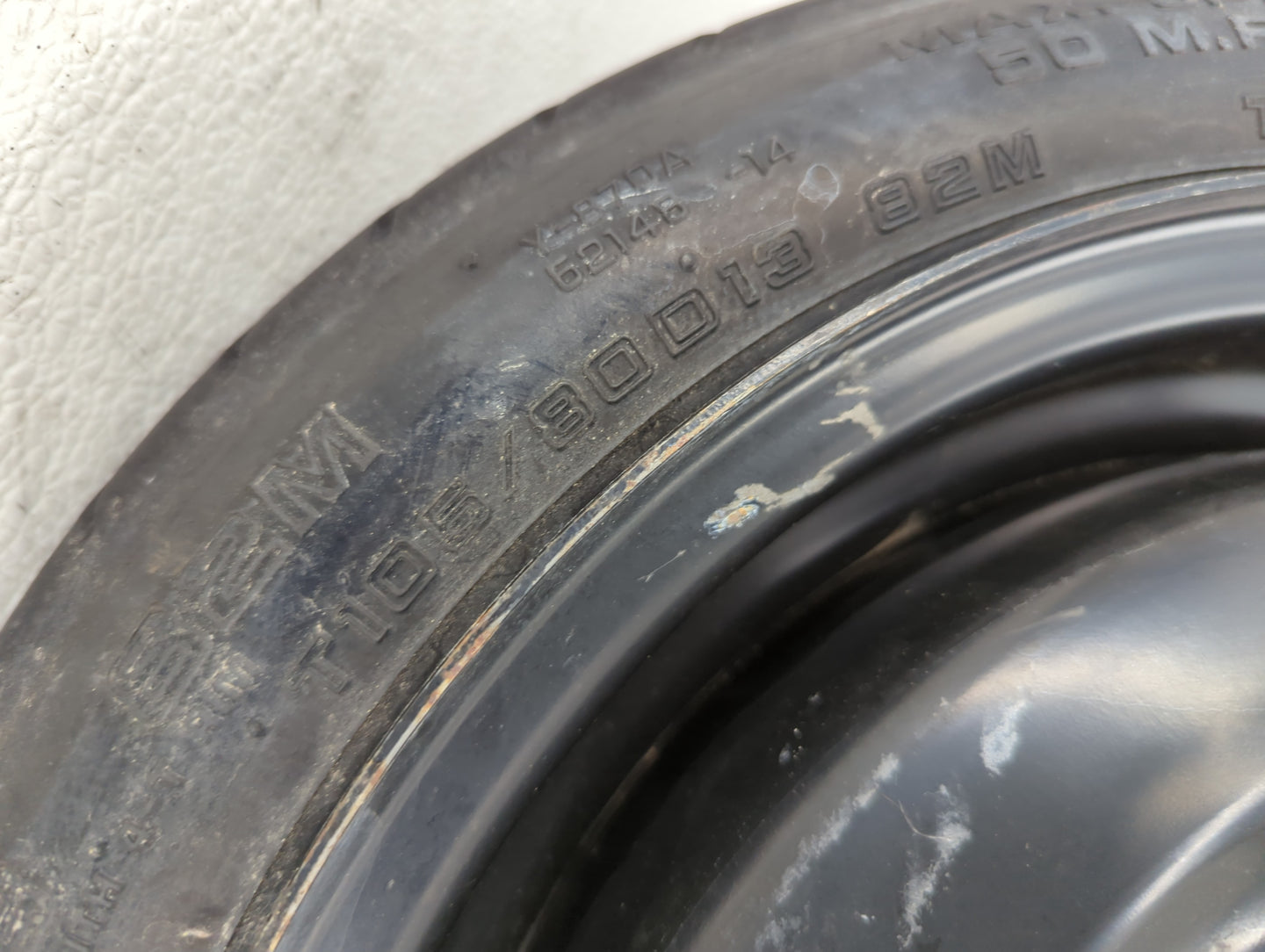 1989 Honda Accord Spare Donut Tire Wheel Rim Oem - Oemusedautoparts1.com