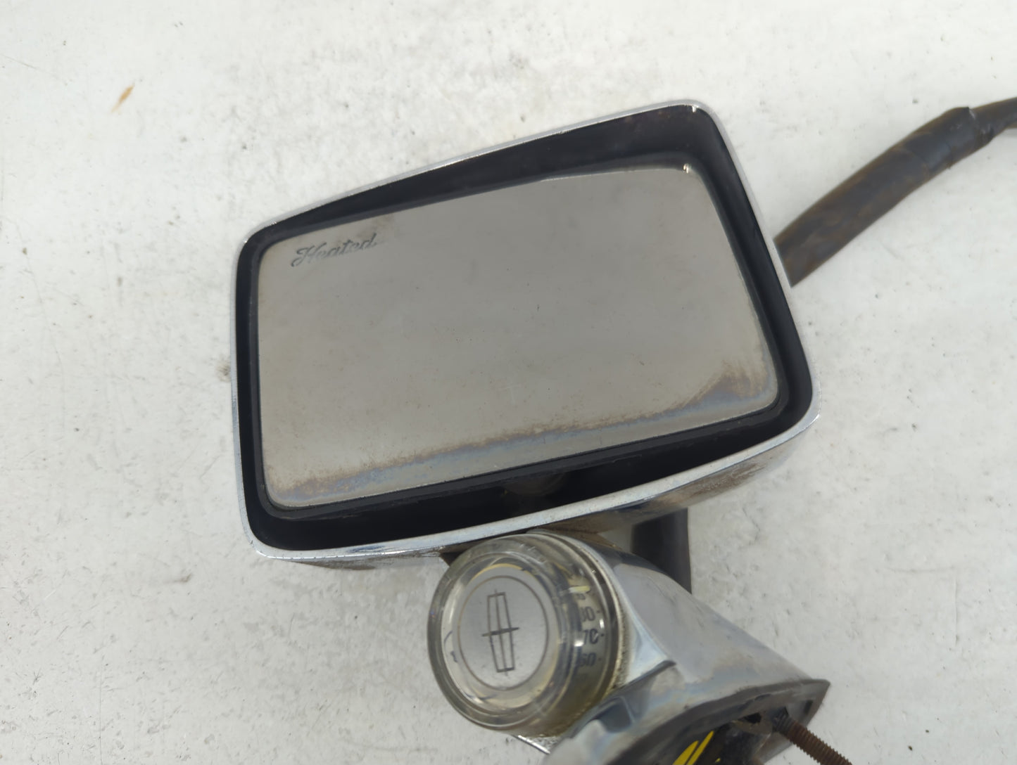 1989 Lincoln Town Car Driver Side View Mirror - Left Door Mirror OEM Used - Oemusedautoparts1.com