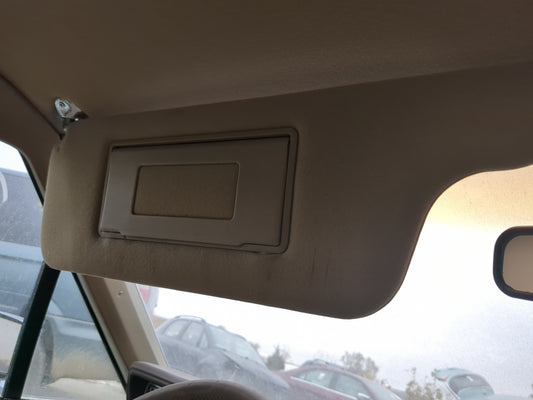 1989 Lincoln Town Car Sun Visor Shade Replacement Driver Left Mirror Fits OEM Used Auto Parts