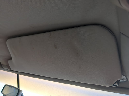 1989 Lincoln Town Car Sun Visor Shade Replacement Passenger Right Mirror Fits OEM Used Auto Parts - Oemusedautoparts1.com